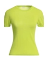 Malo Maglia Girocollo In Cashmere E Seta In Green