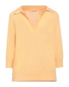 Malo Woman Sweater Apricot Size S Cotton In Orange