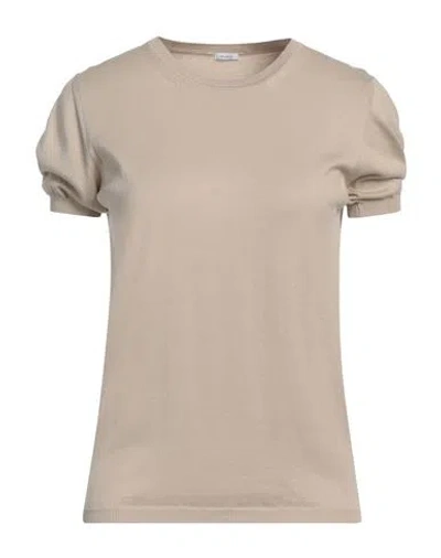 Malo Woman Sweater Beige Size 6 Cotton