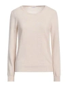 Malo Woman Sweater Ivory Size 6 Cashmere In Beige