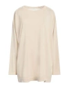 Malo Woman Sweater Beige Size L Cotton