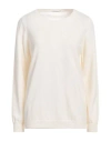Malo Woman Sweater Cream Size 4 Cashmere In White