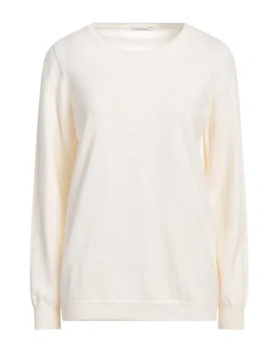 Malo Woman Sweater Cream Size 4 Cashmere In White