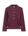 Malo Woman Sweater Deep Purple Size M Cotton