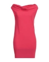 Malo Woman Sweater Fuchsia Size 4 Cotton In Pink