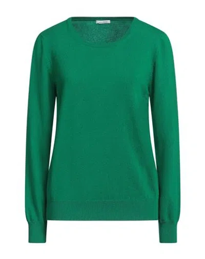 Malo Woman Sweater Green Size 12 Cashmere In Green