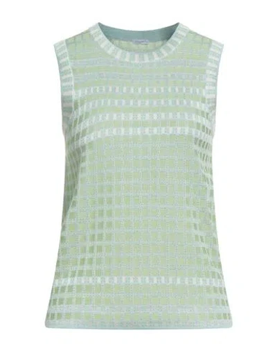 Malo Woman Sweater Light Green Size 2 Silk