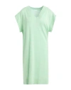 Malo Woman Sweater Light Green Size L Cotton In Green