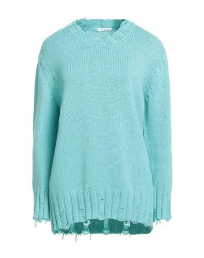 Malo Woman Sweater Light Green Size M Cashmere
