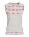 Malo Woman Sweater Light Grey Size 4 Silk