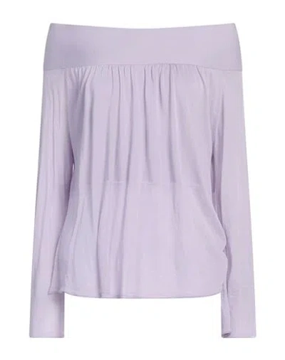 Malo Woman Sweater Lilac Size M Cotton In Purple