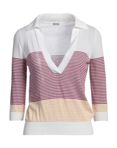 Malo Woman Sweater Magenta Size 2 Cotton