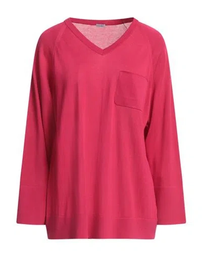 Malo Woman Sweater Magenta Size S Cotton