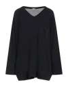 Malo Woman Sweater Midnight Blue Size M Cotton