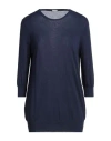 Malo Woman Sweater Navy Blue Size 8 Cotton