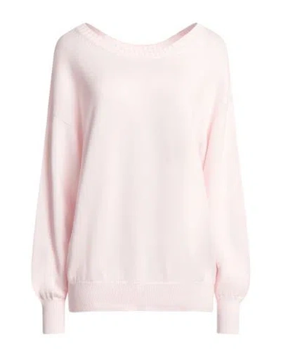 Malo Woman Sweater Pink Size 10 Cotton