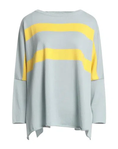 Malo Woman Sweater Sky Blue Size Xs Cotton