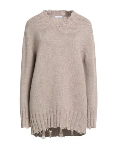 Malo Woman Sweater Taupe Size M Cashmere