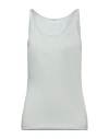 Malo Woman Tank Top Light Grey Size 10 Cotton