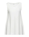 Malo Woman Top White Size M Viscose, Cotton In White