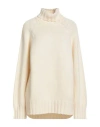 Malo Woman Turtleneck Ivory Size M Cashmere