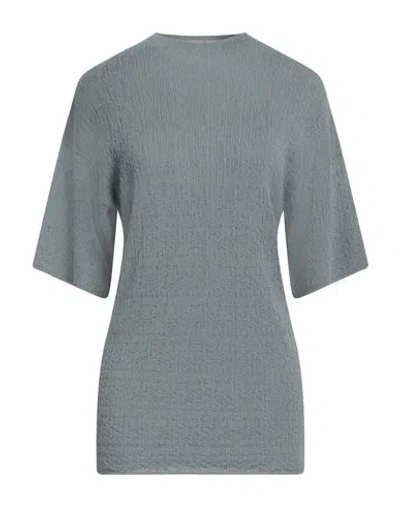 Malo Woman Turtleneck Lead Size 10 Cotton In Grey