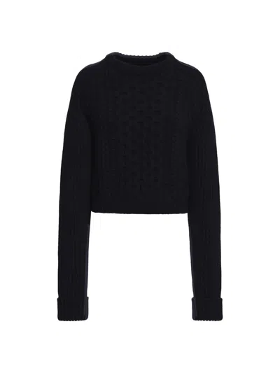 Malo Women's Cable-knit Cashmere Sweater In Blue