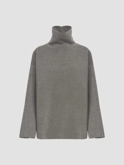Malo Women's Cashmere-silk Turtleneck Sweater In Roccia