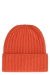 Malo Wool And Cashmere Hat In Orange