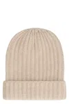 Malo Wool And Cashmere Hat In Sand