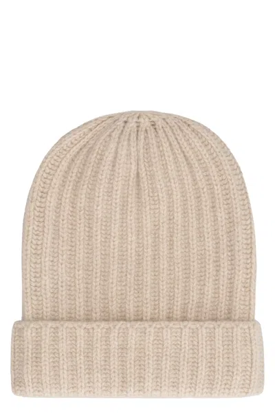 Malo Wool And Cashmere Hat In Sand