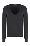Malo Wool And Cashmere Sweater In Grey