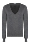 Malo Wool And Cashmere Sweater In Grey