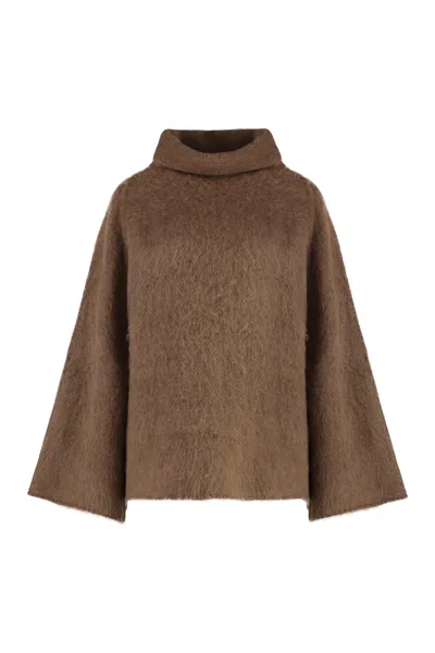MALO WOOL BLEND TURTLENECK SWEATER