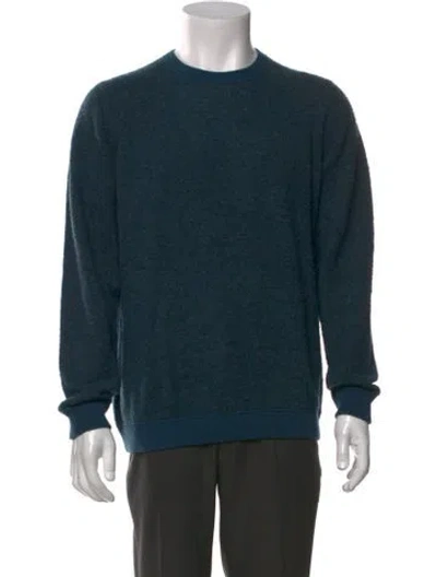 Pre-owned Malo Wool Crew Neck Pullover In Green