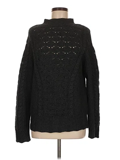 Pre-owned Malo Wool Pullover Sweater In Black