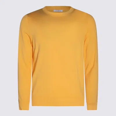 MALO YELLOW COTTON KNITWEAR