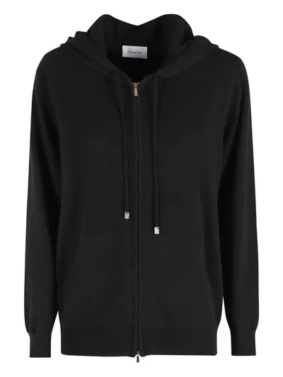 MALO ZIP HOODED CARDIGAN