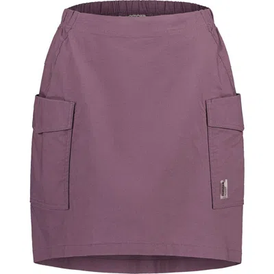 Maloja Klekm Organic Hemp Stretch Skirt In Purple