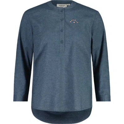 Maloja Tombeam Long-sleeve Adventure Shirt In Blue