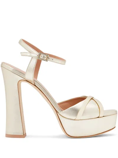 Malone Souliers 125mm Keaton Platform Sandals In Gold