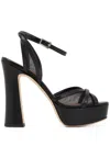 Malone Souliers 125mm Sylvie Sandals In Black