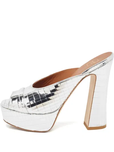 Pre-owned Malone Souliers 2024 100mm Mirror Mules