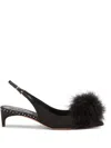 Malone Souliers 40mm Andrea Slingback Pumps In Black