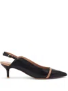 Malone Souliers 45mm Leather Pumps In Black