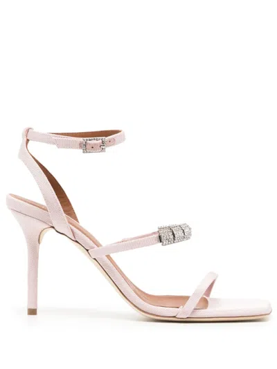 Malone Souliers Crystal-embellished 70mm Sandals In Pink