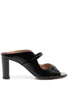 Malone Souliers Norah 70 Leather Sandals In Black