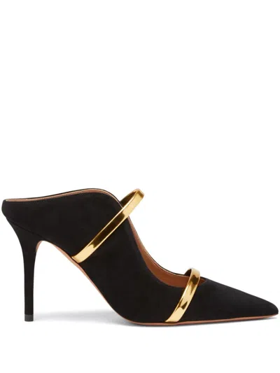 Malone Souliers 70mm Maureen Leather Mules In Black