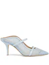 Malone Souliers Maureen 70 Tulle Mules In Black