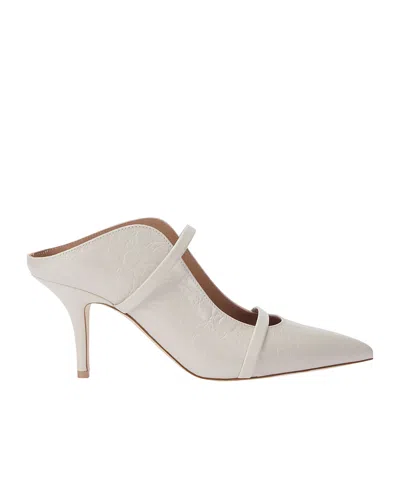 Malone Souliers 70mm Maureen Mules In White